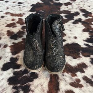 Very G Snakeskin Ankle Boots